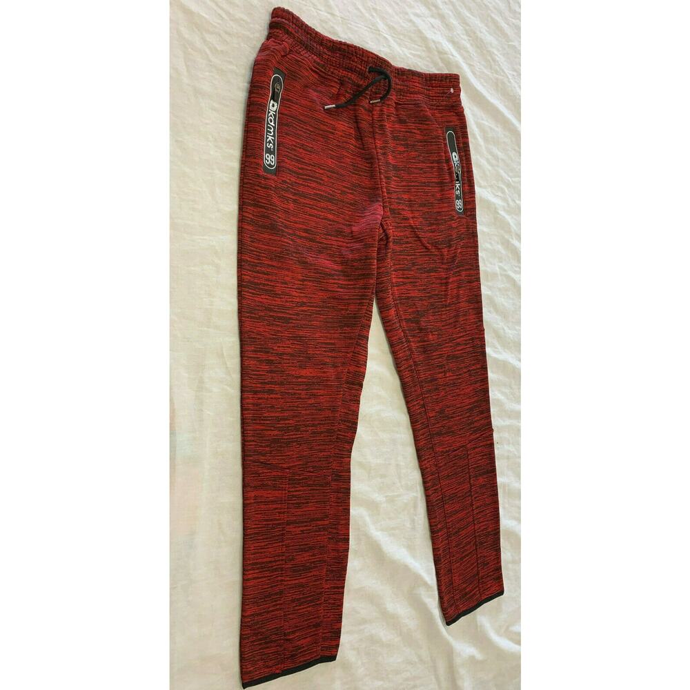 🍎🍎🍎 AKADEMIKS SPACE DYED FLEECE LINED PANTS SIZE L🍎🍎🍎
